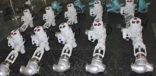 electric motor operated control valve