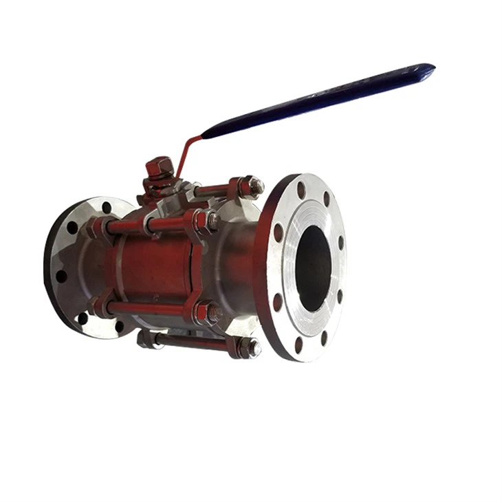 3PC Manual Thread Stainless Steel Ball Valve