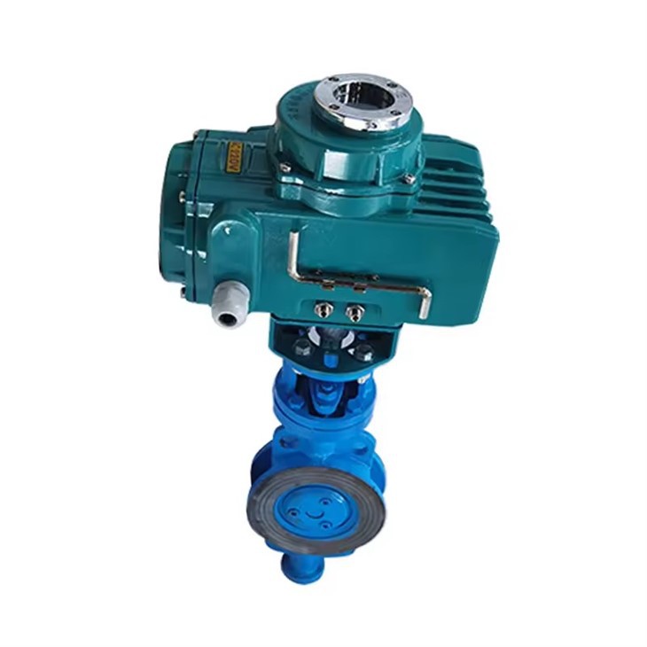 Electric Actuator Metal Seal Butterfly Valve