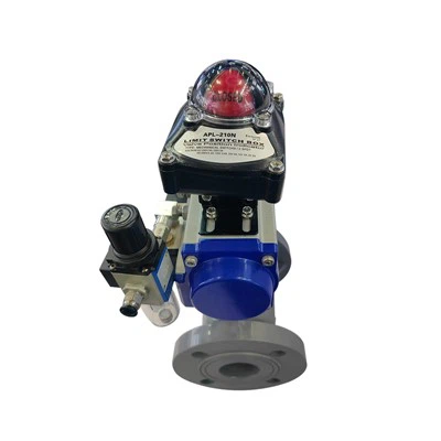 Katup Bola Segel Lembut Pneumatik Flange