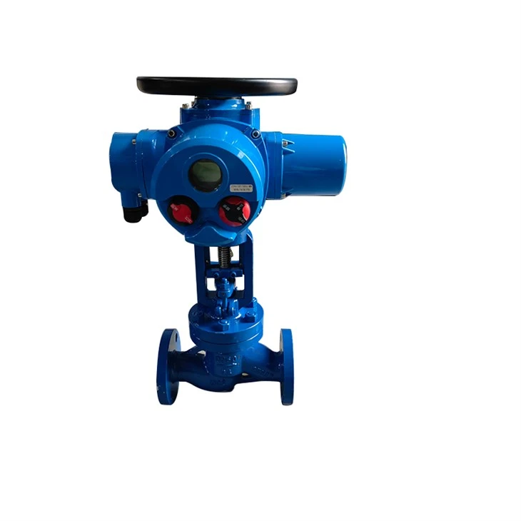 Electric Actuator Steam Control Flange Globe Valve