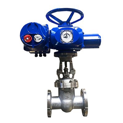 Katup Gerbang Air Penyegel Logam Flange Listrik
