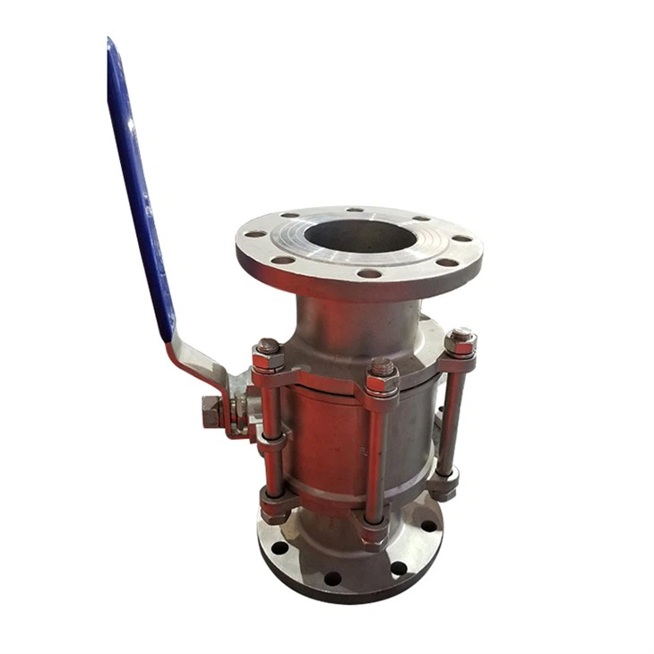 3PC Manual Thread Stainless Steel Ball Valve
