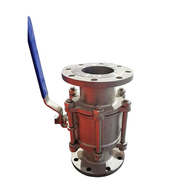 3PC Manual Thread Stainless Steel Ball Valve