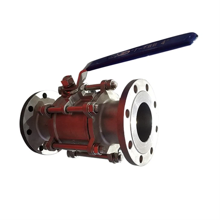 3PC Manual Thread Stainless Steel Ball Valve