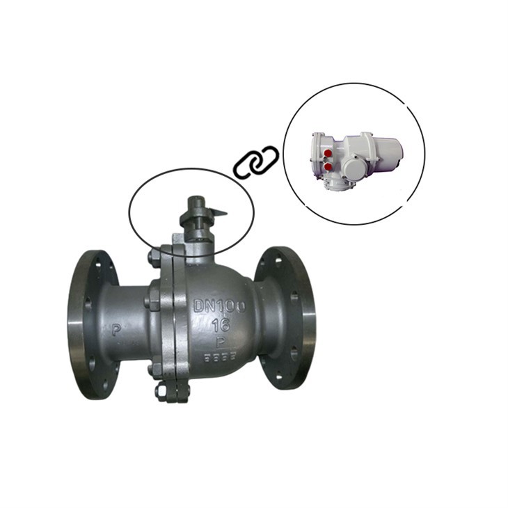 ASTM WCB A216 Motor Drive Regulator Ball Valve