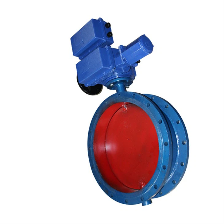 Electric Damper Ventilated Butterfly Valve With Actuator